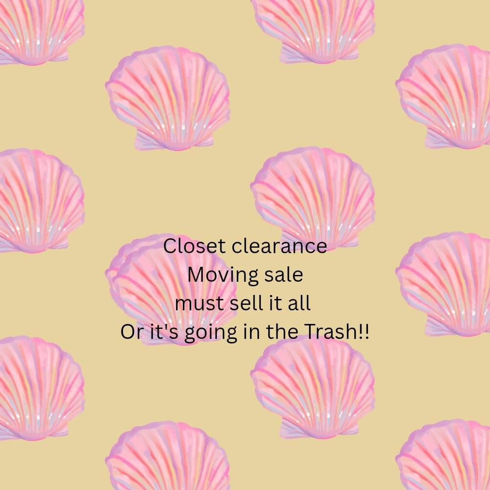 Pink Seashell Patterned Fabric